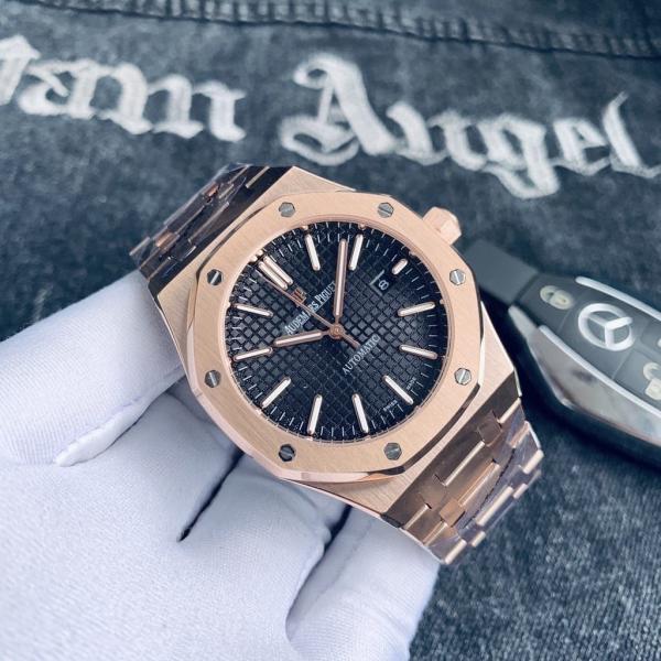 Audemars_piguet royal Oak Quartz Copper-Black